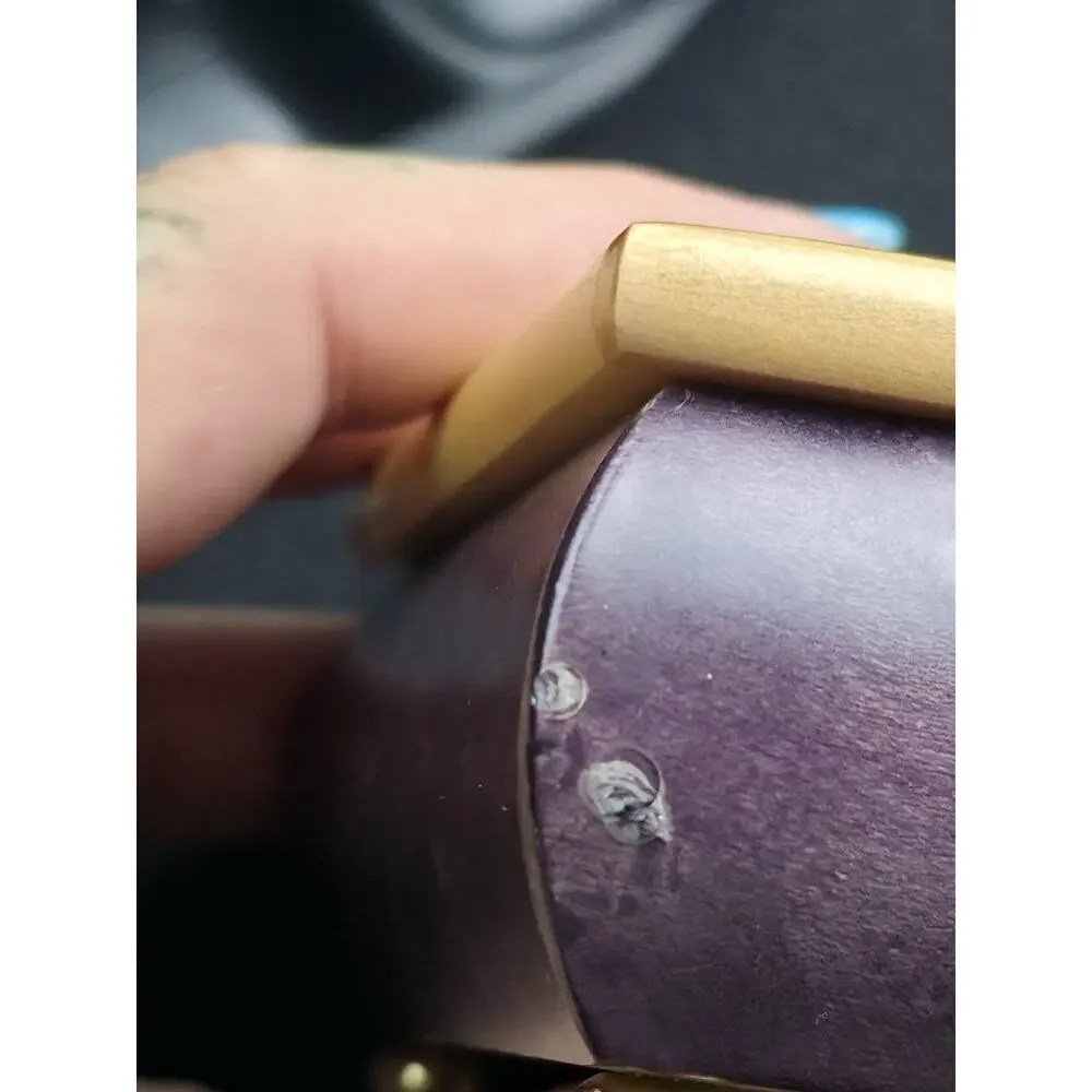 Vintage Italian Sorrento Lavender Wood Inlay Ring Music Box Reuge Romance PLAYS